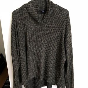 Olive green turtleneck